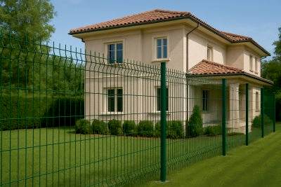 200×250 cm Mega Yeşil Klasik Panel Çit Takım (1 Ayak + 1 Panel)